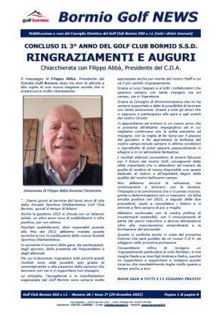 Bormio Golf News