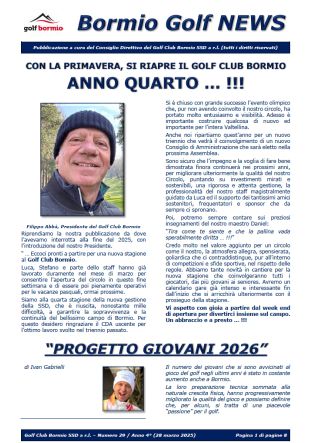 Bormio Golf News